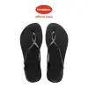 【havaianas 哈瓦仕】拖鞋 女鞋 涼鞋 巴西 Luna 黑 4129697-0090W