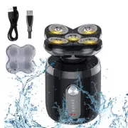 Mens Cordless Electric Remover Shaver Bald Head Razor Smooth Skull Cord Wet Dry