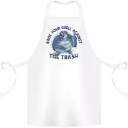 Offensive Turtle Climate Change Environment Cotton Apron 100% Organic