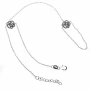Ladies'bracelet Folli Follie 3b15s099c Sterling Silver Silver 10 Cm