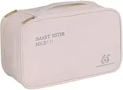 AIMALL Double-Layer Underwear Storage Bag – 11 x 4.3 x 6.3 Inch Waterproof Travel Organizer for Bras, Underwear, and Socks