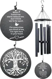 The Wind Chime CO Memorial Wind Chimes, 40" Inch Sympathy Wind Chimes Gift fo...
