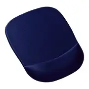 Sanwa Supply MPD-MU1NBL2 Mouse Pad with Memory Foam Wrist Rest (Blue)NEW