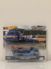 Hot Wheels Team Transport 70 Plymouth Superbird & Wide Open! 2019 Mattel
