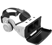 VR Glasses for Phone - Small VR Glasses | ABS Eye Protection Virtual Reality Headset | Comfort Virtual Reality Goggles for Phones | Virtual Reality Headset Breathable for 3D Game and Videos