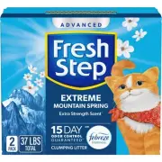 Advanced Extreme Clumping Litter with Febreze Freshness with Mountain Spring ...
