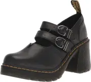 Dr. Martens Women's Eviee Platform 7, Black Sendal