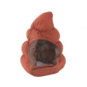 for Cat Hat Pet Warm Poop-Shaped Cap Adjustable Headwear for Puppy Bunny Small P
