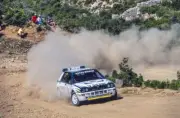 Alessandro Fiorio Vittorio Brambilla Lancia Delta 1993 WRC Rally Old Photo 2