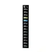 Betta Sticker Thermometer Vertical Stickers Thermometer Strip for Brewing