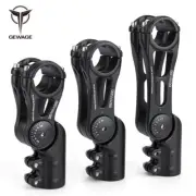 GEWAGE MTB Road Bike Stem 28.6-31.8mm 75/95/130mm Adjustable Bicycle Riser Stem