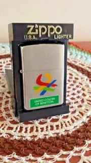 Zippo - PROTOTYPE - UNITED COLORS OF BENETTON - Year 1993 - Extremely Rare!.