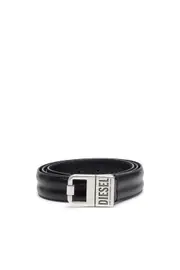 [Diesel] Diesel - Leather belt - Belts - Man - Black 80 Black