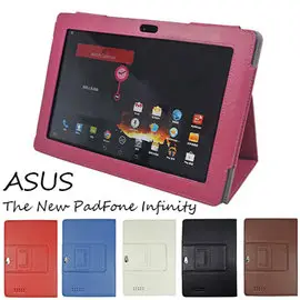 ◆贈觸控筆~手持帶卡片槽!!免運◆華碩 ASUS The New PadFone Infinity A80/A86 PadFone 3平板電腦皮套 可斜立手持帶筆插卡片槽&卡槽