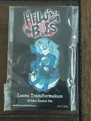 Helluva Boss Human Loona Transformation Glitter Enamel Pin New Sealed OOP
