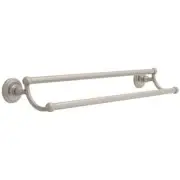 Franklin Brass 9045SN Jamestown Bath 24" Double Towel Bar Satin NIckel Finish