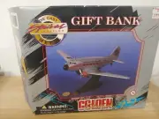 * Golden Classic Diecast Pepsi Cola Express DC-3 Plane Coin Bank