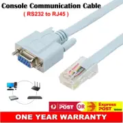 Serial to RJ45 Adapter Cable Console Rollover Cord For Network Switch Router AU