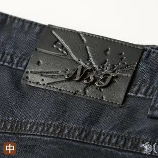 【NST JEANS】特大尺碼 美式漫畫網點風織紋 男休閒褲-中腰直筒(390-5816/3295)