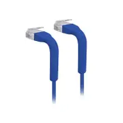 UniFi Patch Cable .22m White, Both End Bendable to 90 Degree, RJ45 Ethernet Cable, Cat6, Ultra-Thin 3mm Diameter U-Cable-Patch-R