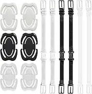 WELANE Bra Strap Clip, 6 PCS Plastic Non Slip Bra Strap Holder for Provide Added Lift and Support (3 x 4.5cm/1.18 x 1.77in)