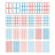 100pcs Price Stickers Self Adhesive Blank Labels Name Number Tags for Retail