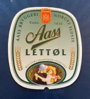 Norway beer labels - AASS.BREWERY LETTØL beer label