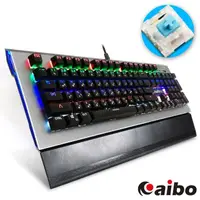 在飛比找momo購物網優惠-【aibo】KB11 闇黑魔鍵 背光機械式電競鍵盤(青軸)