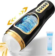 Sex Toys for Men Male Masturbator - Adult Toys Automatic Sucking Male Stroker with 10 Vibrating & Thrusting Modes for Stimulation, Sex Toys Male Realistic Stroker, Adult Sex Toy & Games
