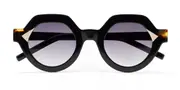 Kaleos Post C1 Men's Sunglasses Black Size 48