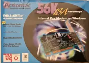 NOS Actiontec 56K ISA Advantage Internal Fax Modem for Windows V.90 & K56flex