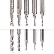 StewMac Carbide Upcut and Downcut Inlay Router Bits - Set of 10 (5199)