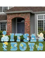 “It's a Boy” Personalized Yard Decoration Welcome Home 15” Size Letters ~ New