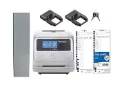 Pyramid Time Systems - Model 4000 Pro Auto Totaling Time Clock [ 4000PROK ] f...