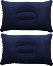 Inflatable Pillow x2 Great for Travel/Camping/Outdoor/Fishing Inflatable Pillow Twin Pack Ultra Lightweight Waterproof Pillow Blue
