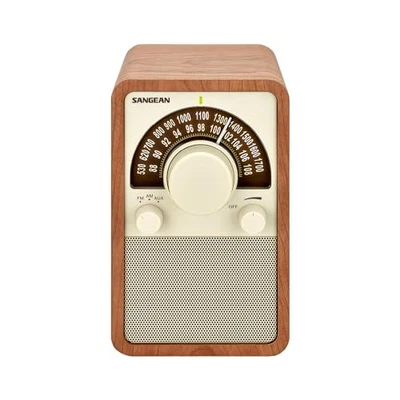 AM/FM Table Top Wooden Radio (Walnut)