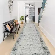 Vintage Hallway Runner Rug 2x10,Machine Washable Kitchen Runner Rugs Non Skid