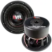 (2) AMERICAN BASS VFL 8” COMPETITION SPL CAR SUBWOOFERS SUBS DUAL 4-OHM (1 PAIR)