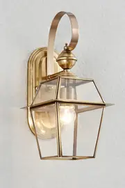 Citilux North Manly Classic Outdoor Brass Wall Light Elegant Range
