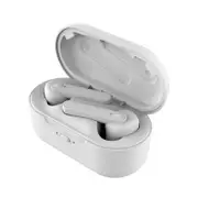 TWS bluetooth 5.0 Wireless 2600mA Power Bank Earphone Touch Control Sport Headset With Mic WHITE COLOR