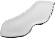 VICASKY Stainless Steel Face Guasha Tool Durable Facial Scraping Board for Body Massage Portable Massage Tool for Upper Arm Back Thigh and More Lightweight Smooth Edges for Safe Use