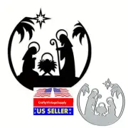 Nativity manger Christmas circle metal cutting dies cut machine cutter die
