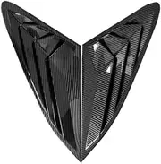 Rear Side Vents Triangle Window Shutters Louver Decor Cover Trim Compatible for KIA Optima / K5 GT 2020-2022 Carbon Fiber Car Accessories