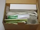 Avon Home Essentials Compact Steamer & Iron mini white green NEW;;