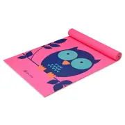Gaiam Kids Yoga Mat Pink Owl