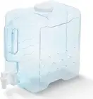 2 Gallon Drink Dispenser for Fridge - Plastic Beverage Dispenser with Spigot for