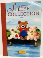 New 2001 Steiff German Stuffed Animals Full Catalog Bears Classic