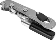 Grcfumo 1 Pc Climbing Descender, Climbing Fall Protection Belay Device, Rock Climbing Descender Ascender and Rappelling Descending Device Rope Stoper Climbing Gear
