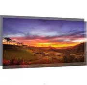 16:9 100 120 150 Inch Projection Projector Screen Canvas White Curtain Screen 3D Film Portable Wall Mounted Projecting for Home Theater Backyard Outdoor Indoor(84 inch)