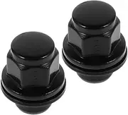 2 Pcs Tire Nut Wheel Locks Truck Car Accesories Wheels The Tow Locking Lug Nut Tool Lug Nut Socket Vehicle Replacement Lug Nut Wheel Studs and Lug Nuts Wheel Nut Black Carbon Steel ETHZZLE